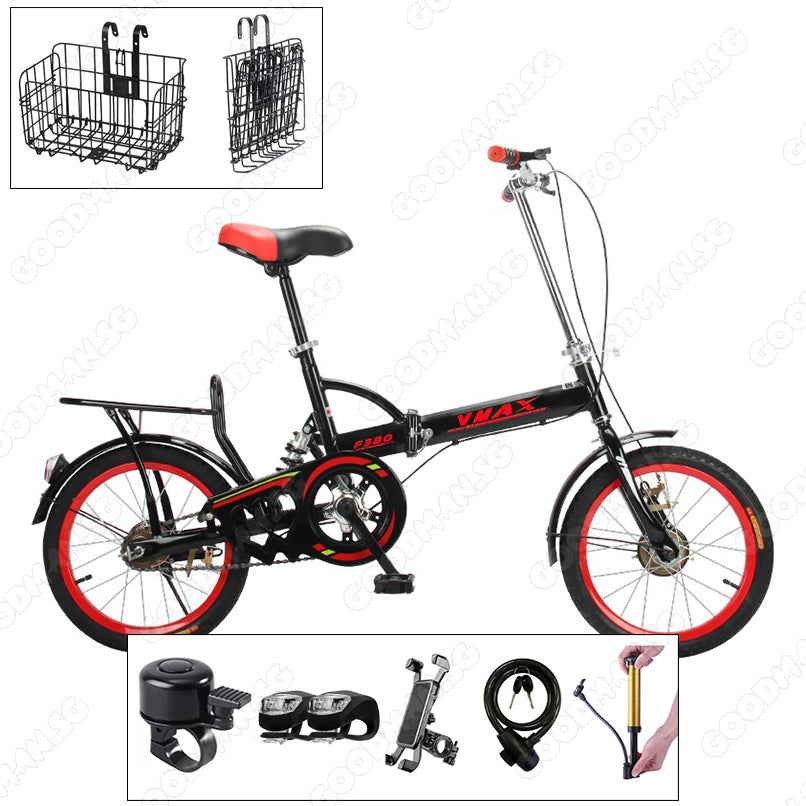 Foldable Bicycle Single Speed VMAX