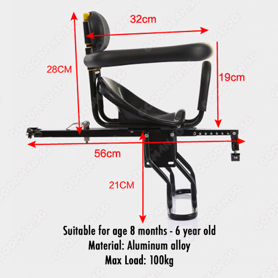 Bicycle Frame Child Seat C