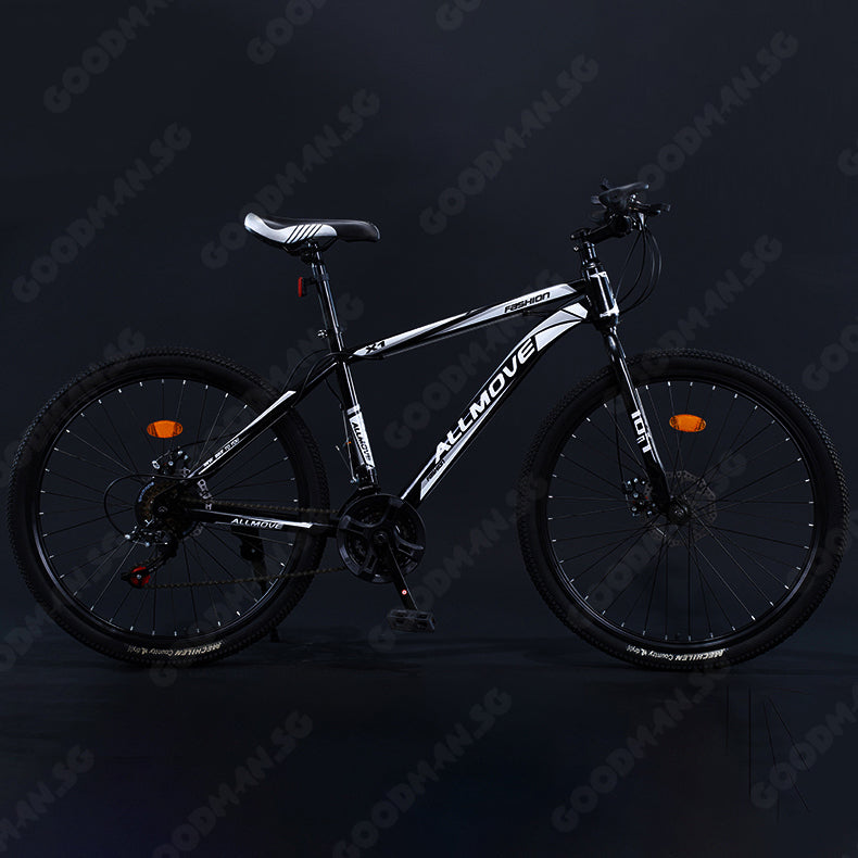 ALLMOVE 26 / 27.5 inch 21 Speed Mountain Bike Suspension