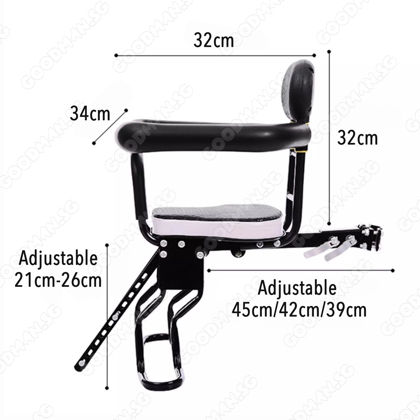 Bicycle Frame Child Seat B