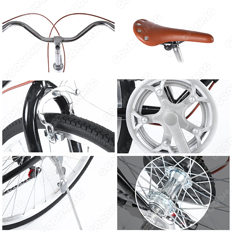 7 Speed Classic City Bicycle