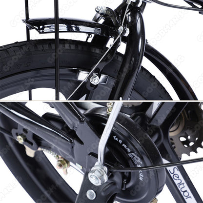SENTUOR 22 Inch Foldable Bicycle with 7 Speed Gear