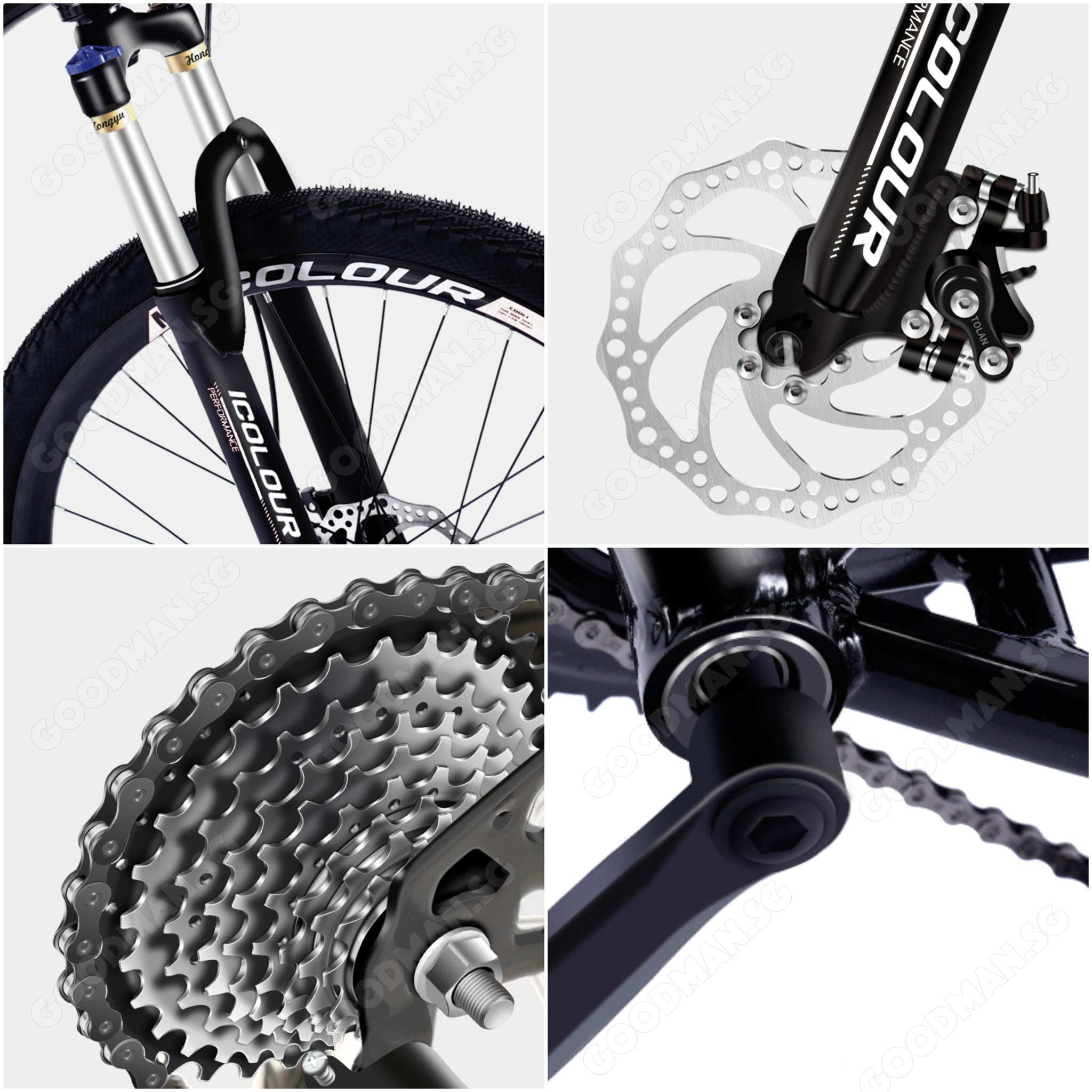 icolour mountain bike specs