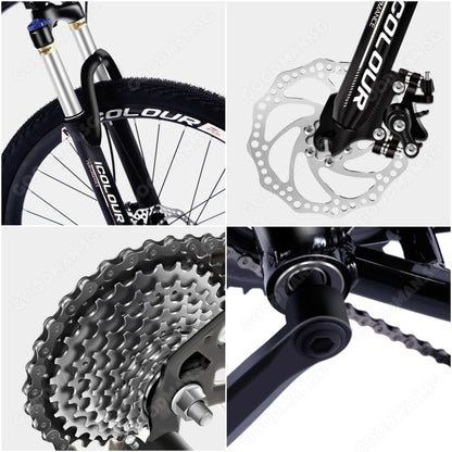ICOLOUR 26 inch 21 Speed Mountain Bike Suspension