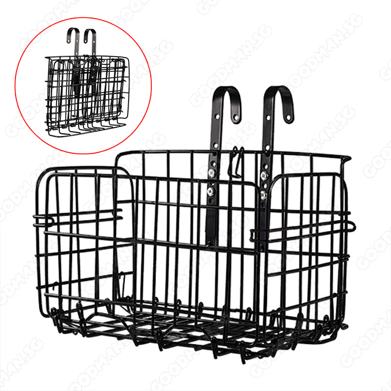 Bicycle Foldable Metal Basket