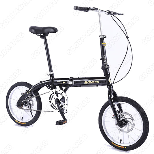 SANHM 16 Inch Single Speed Foldable Bike