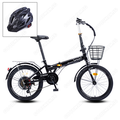 SENTUOR 22 Inch Foldable Bicycle with 7 Speed Gear