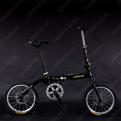 SANHM 16 Inch Single Speed Foldable Bike